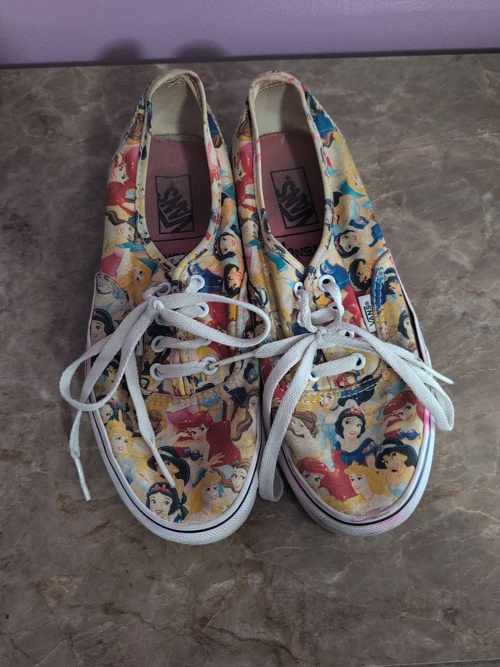Vans Disney Princess Canvas Sneakers - Pastel Multicolor